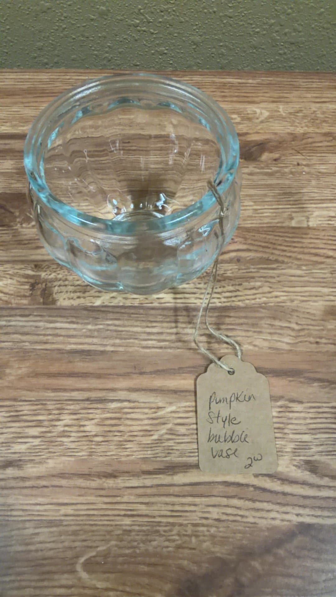 Pumpkin Style Bubble Vase - Image 1