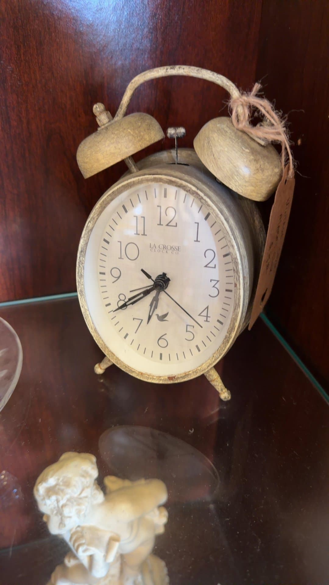 La Crosse Vintage Style Alarm Clock - Image 1