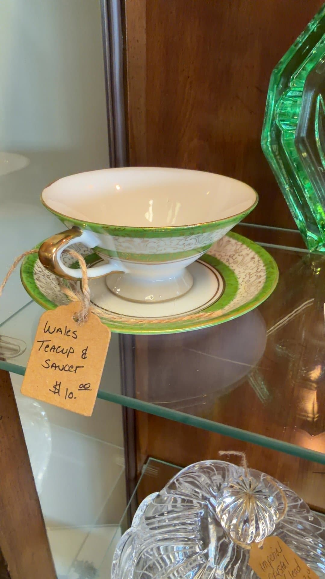 Wales Teacup and Saucer Set - Image 1
