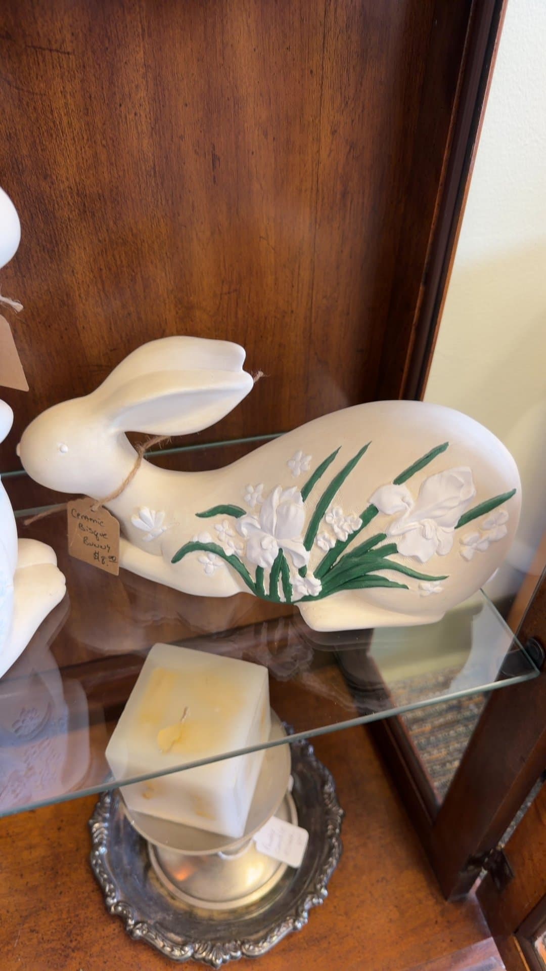 Ceramic Bisque Bunny Figurine - Image 1