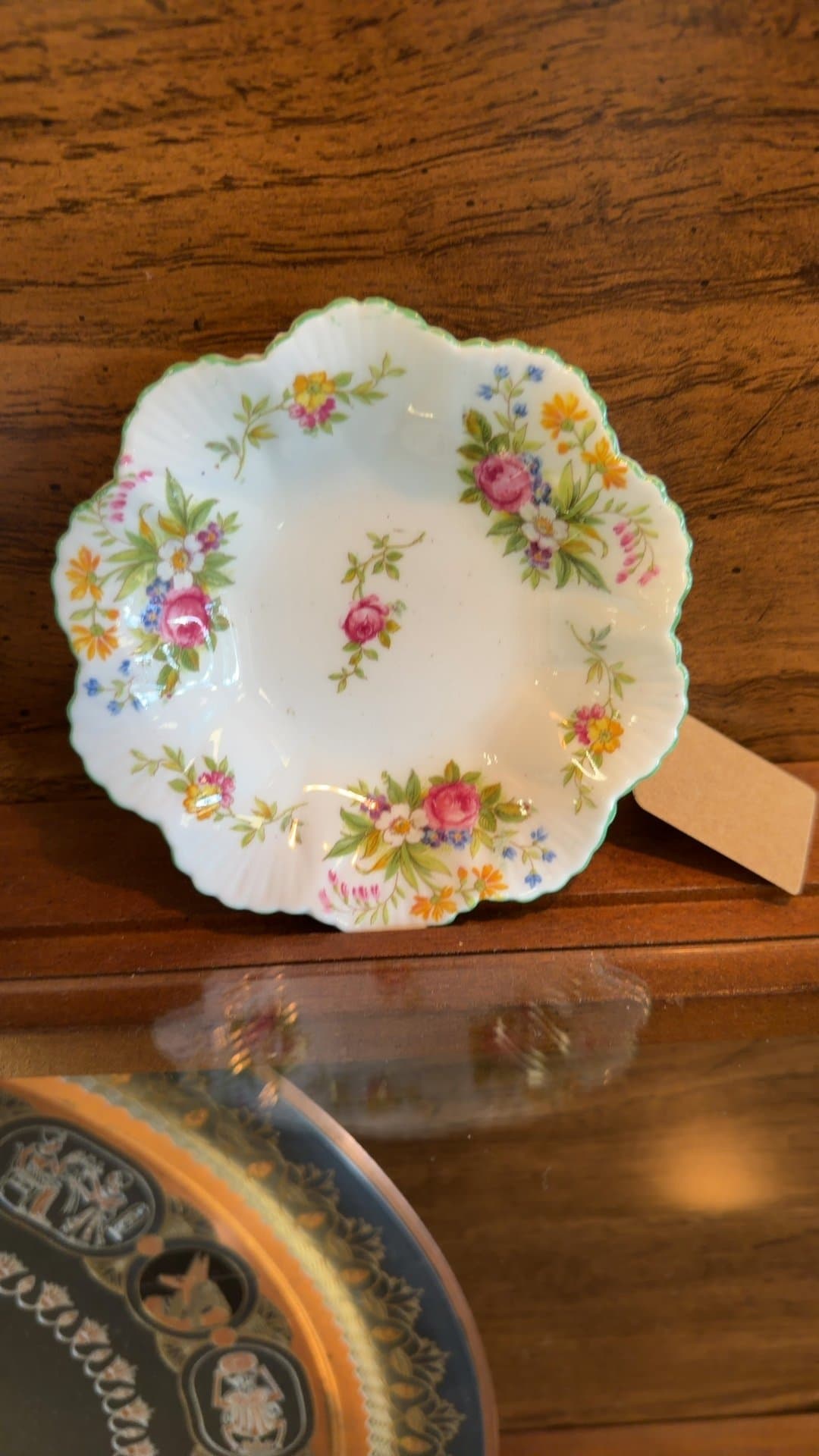 Shelley Fine Bone China Floral Dish - Image 1