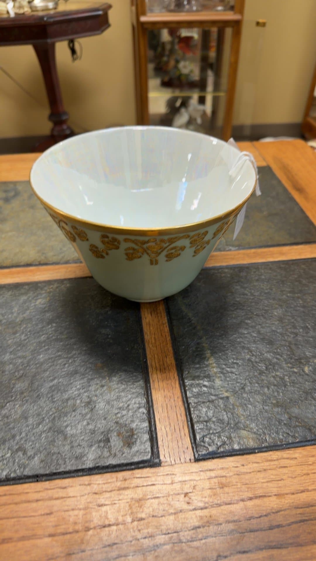 Austrian Opalescent Mint Bowl