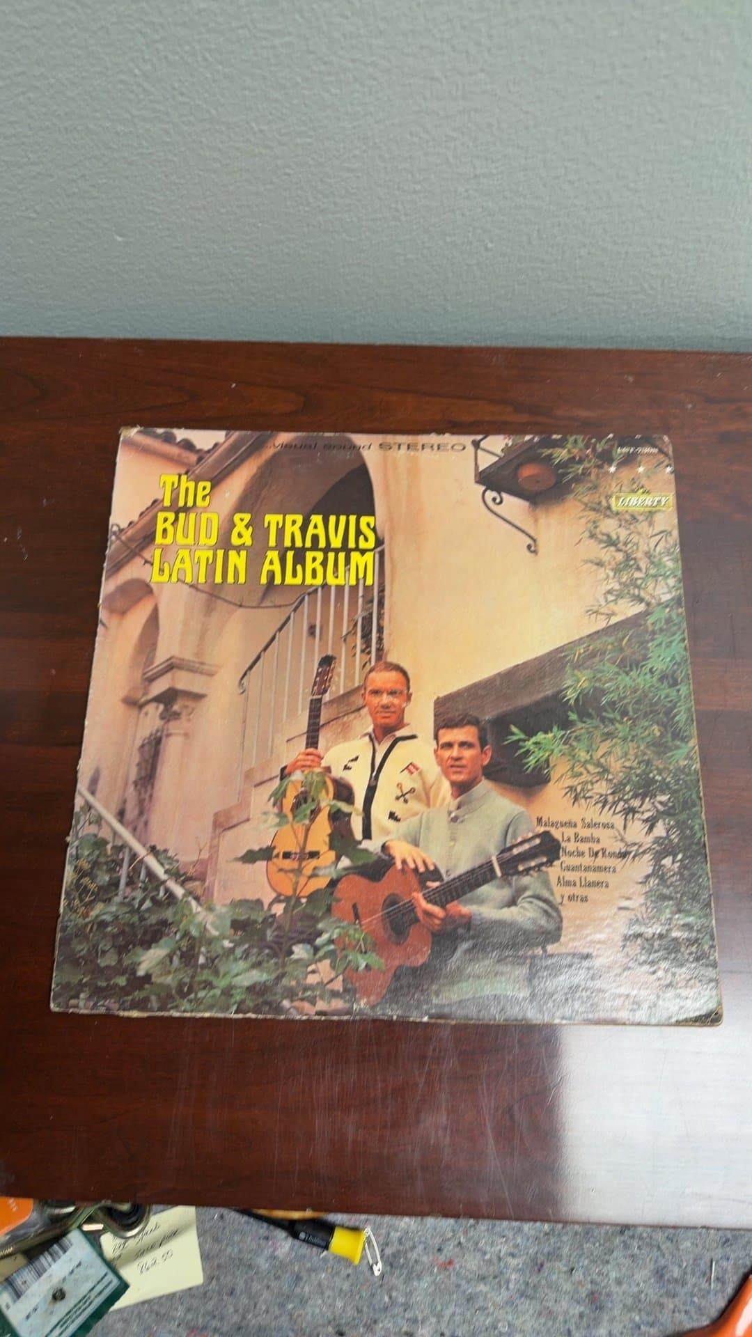 The Bud & Travis Latin Album Vinyl Record - Image 1