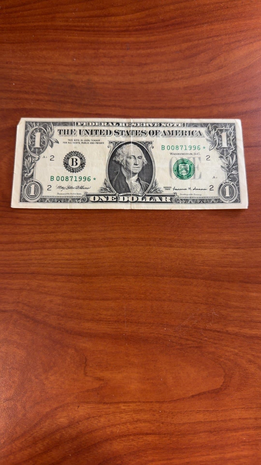 2009 Series $1 Federal Reserve Note - Image 1