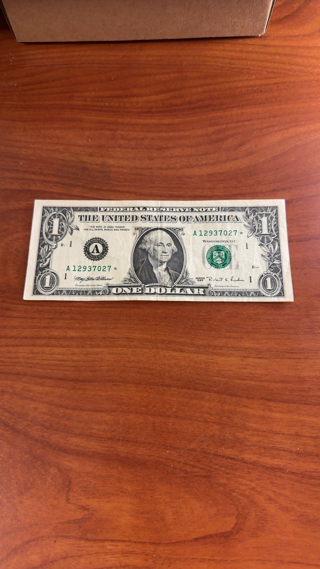 United States One Dollar Bill - Image 1