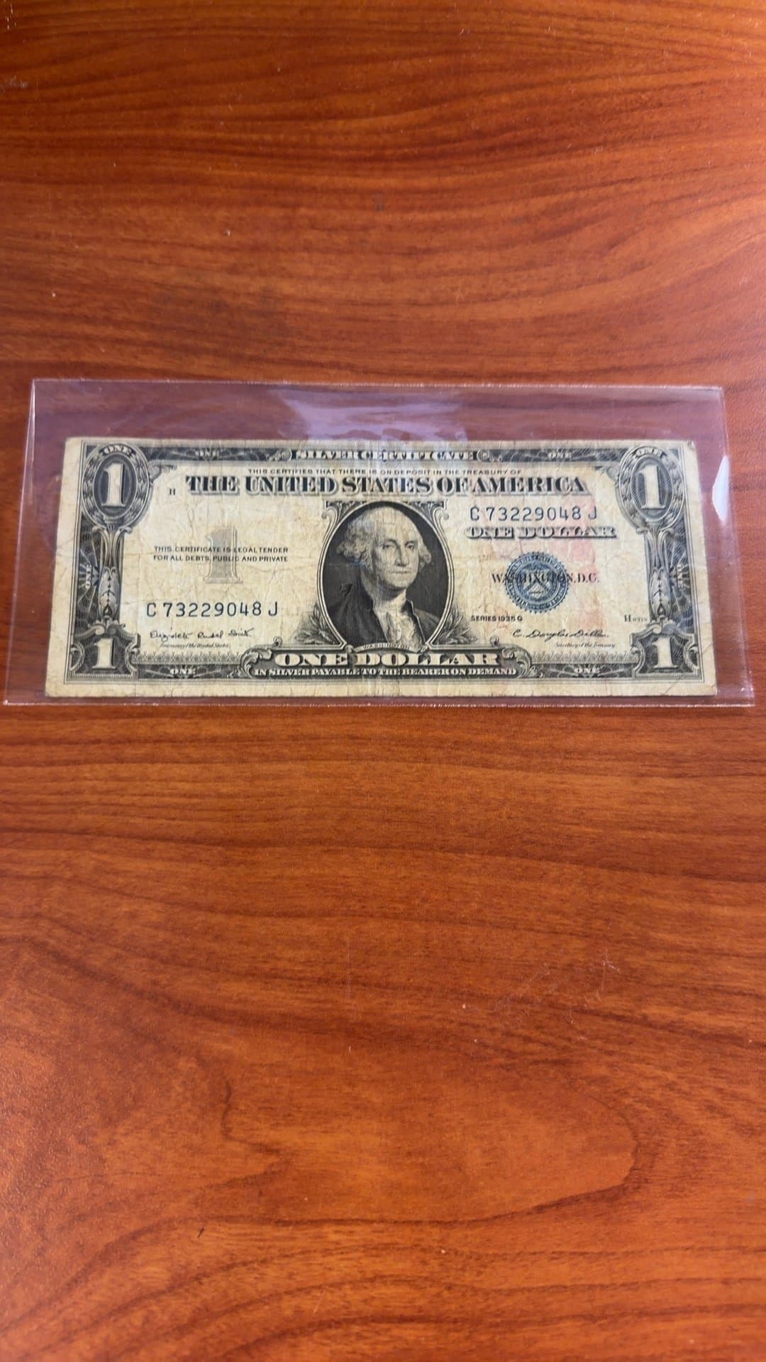 1957 One Dollar Silver Certificate - Image 1