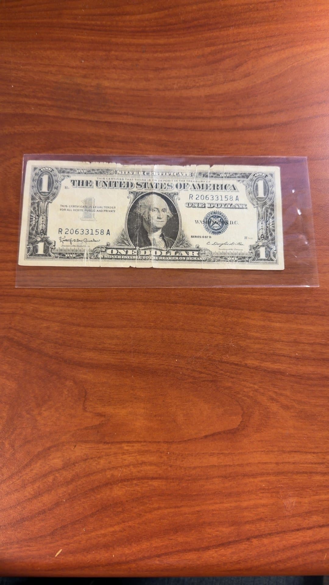 1957 Silver Certificate One Dollar Bill - Image 1