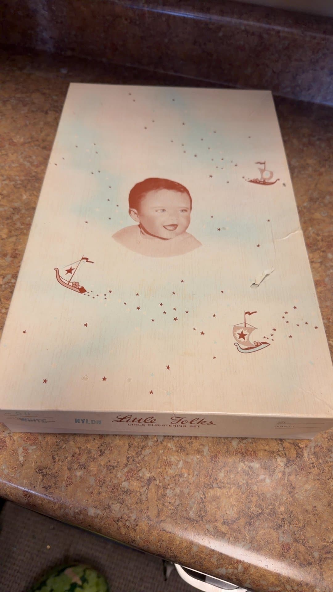 Little Folks Girls Christening Set - Image 1