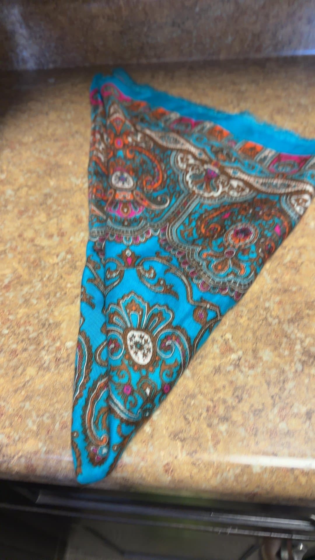 Paisley Patterned Bandana - Image 1