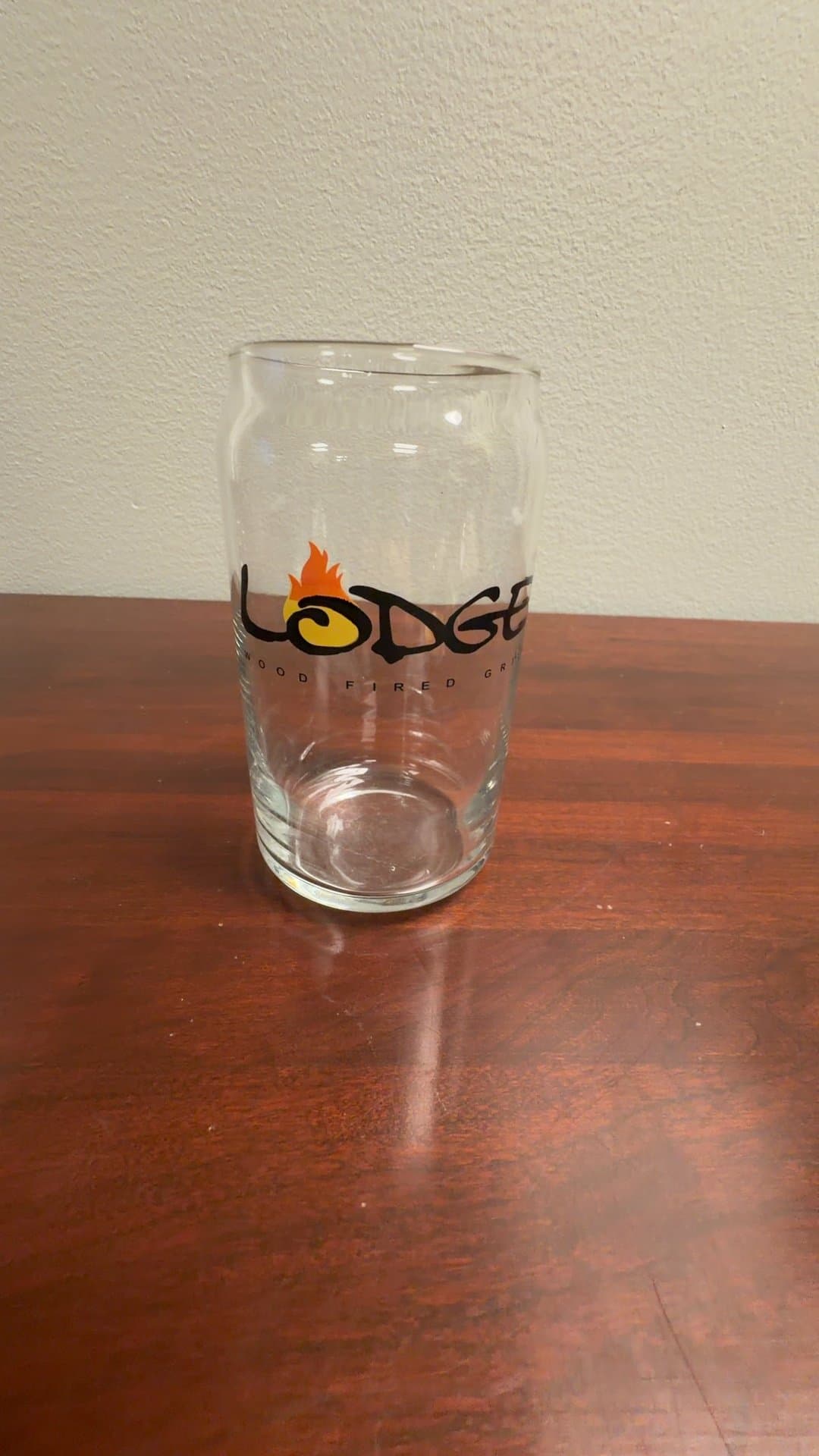Lodge Food Fired Grill Pint Glass - Image 1