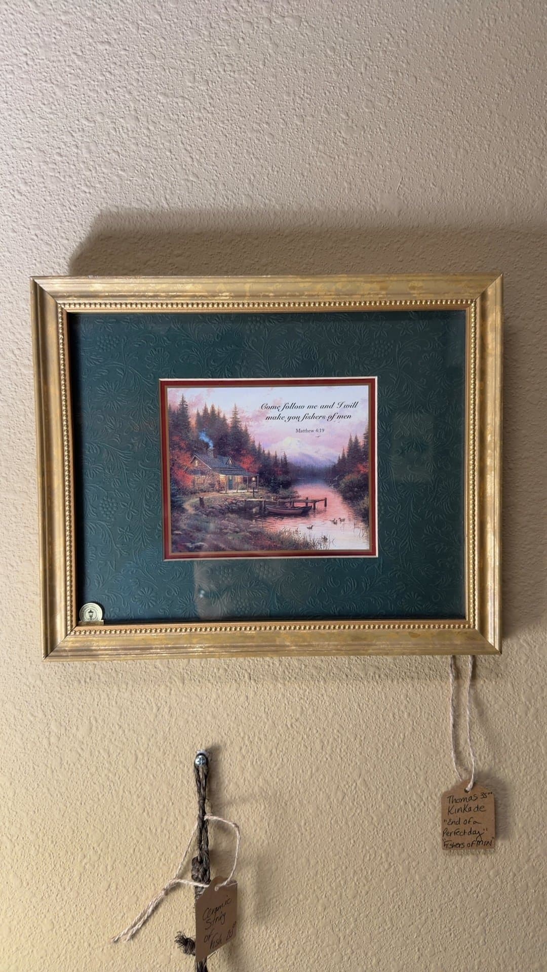 Thomas Kinkade 'End of a Perfect Day' Framed Print - Image 1