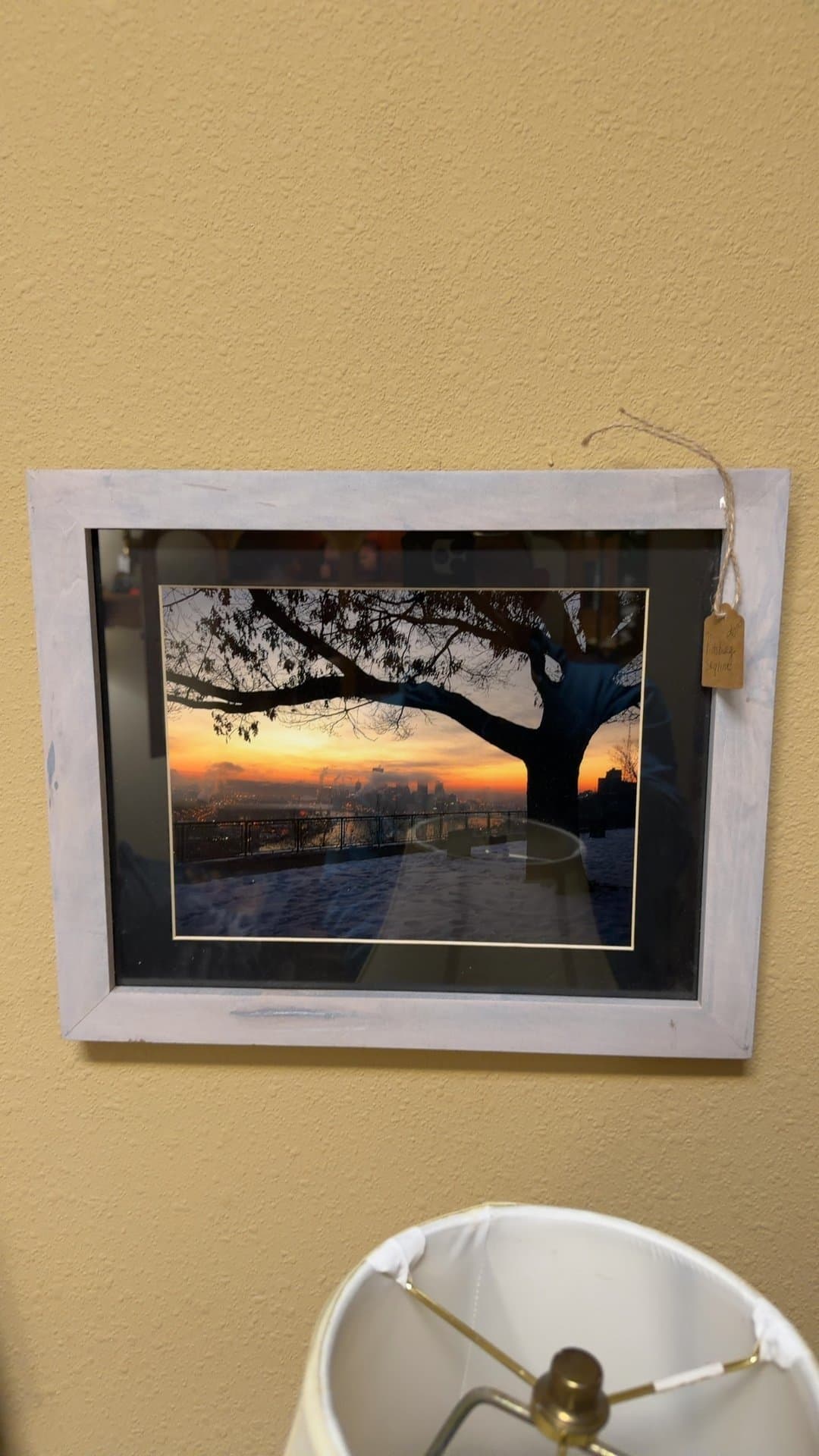 Framed Photograph of Pittsburgh Skyline