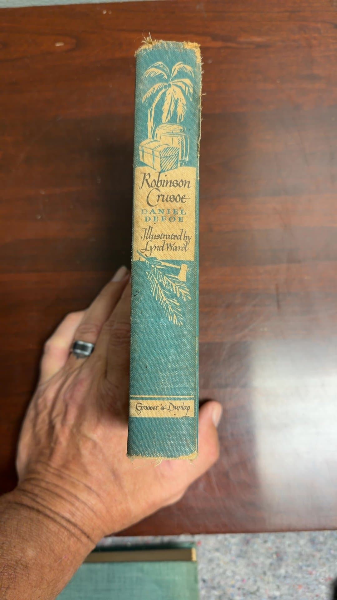 Robinson Crusoe by Daniel Defoe, Illustrated by Lynd Ward - Image 1