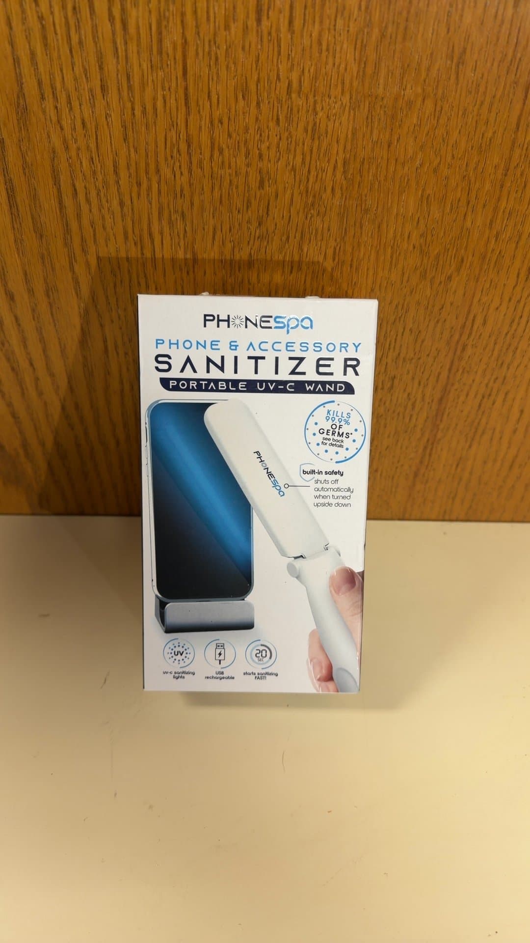 PhoneSpa UV-C Wand Phone Sanitizer, New in Box - Image 1