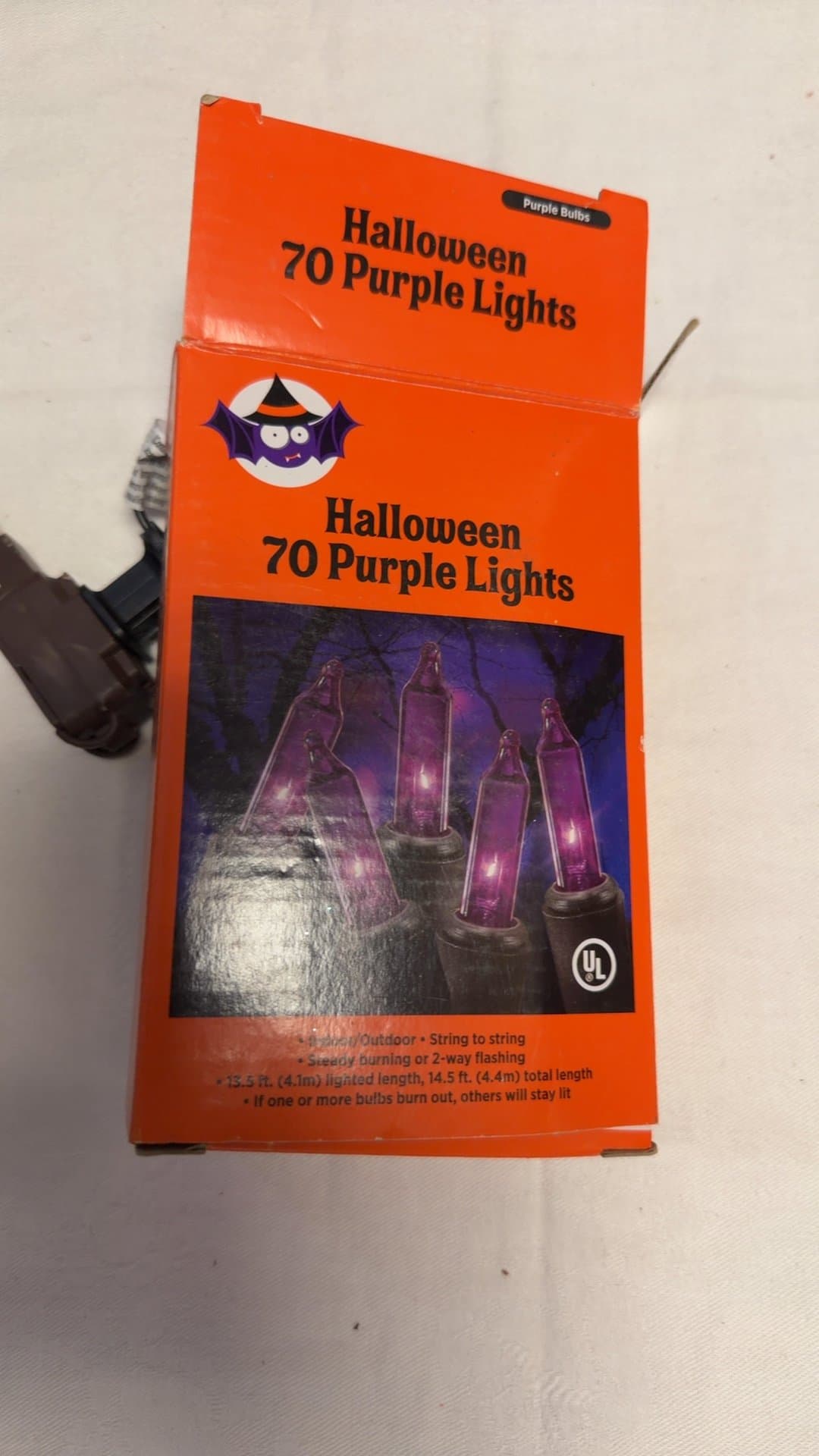 Halloween 70 Purple String Lights - Image 1