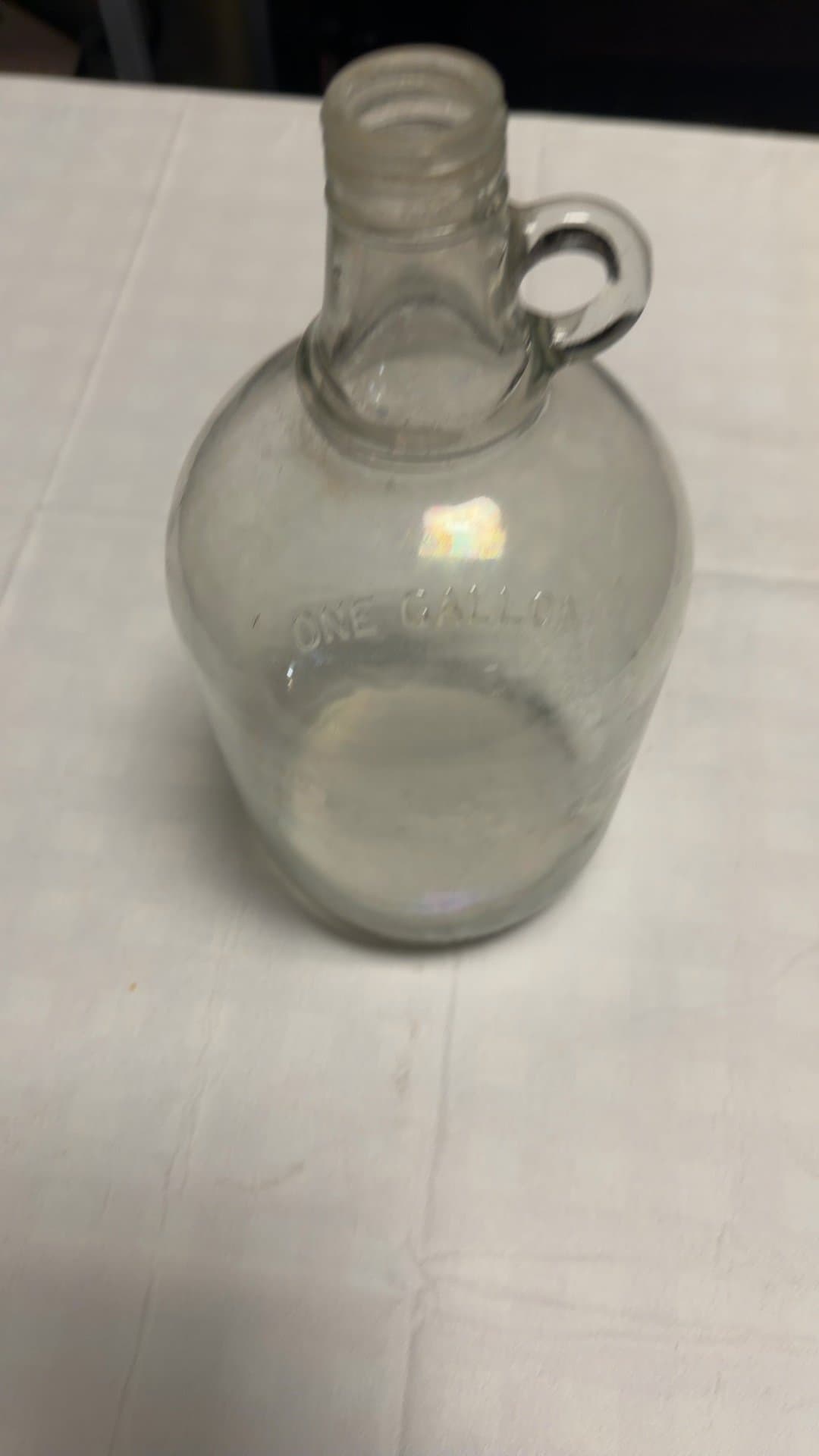 1950's Pistol Grip One Gallon Glass Jug - Image 1