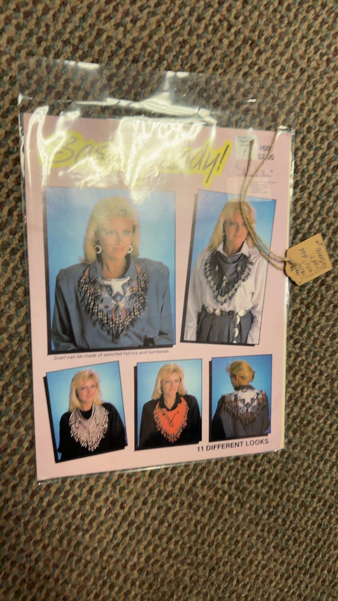 1987 Sassy Scarf Patterns - Image 1