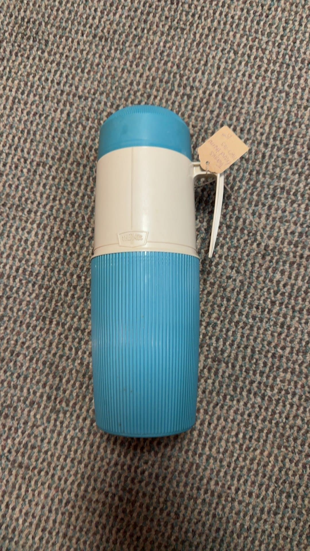Vintage Thermos Brand Plastic Insulated Bottle - Image 1