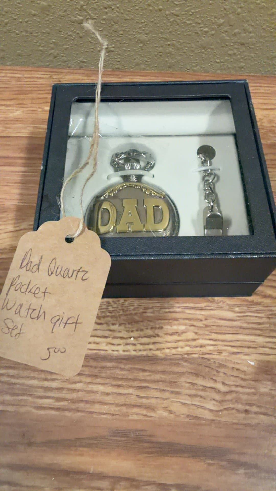 Dad Quartz Pocket Watch Gift Set - Image 1