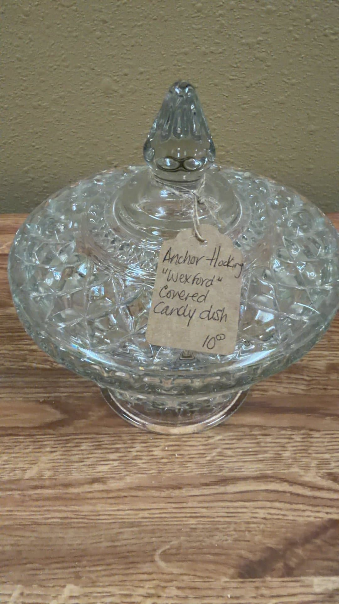 Anchor Hocking 'Wexford' Covered Candy Dish - Image 1