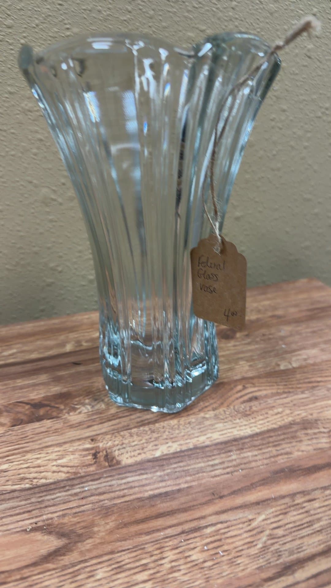 Federal Glass Vase - Image 1