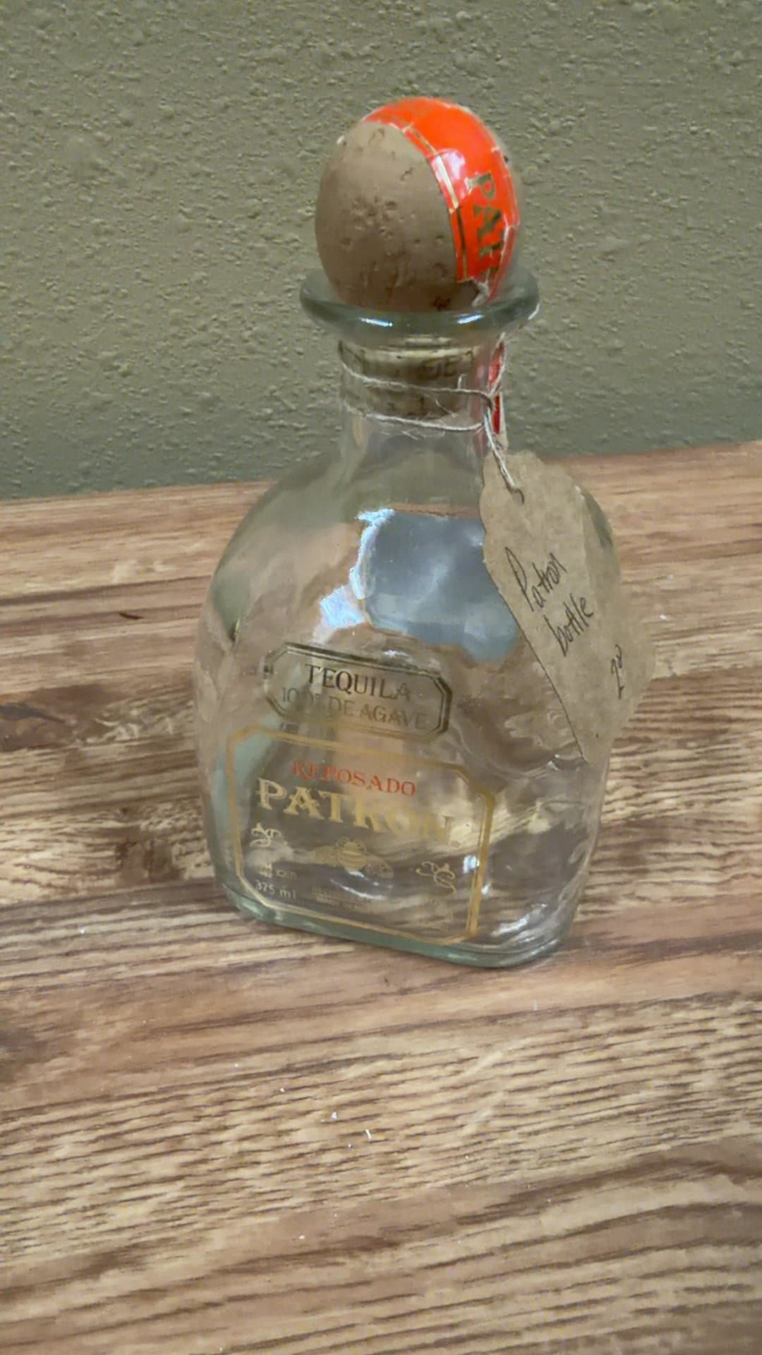 Patrón Reposado Tequila Glass Bottle - Image 1