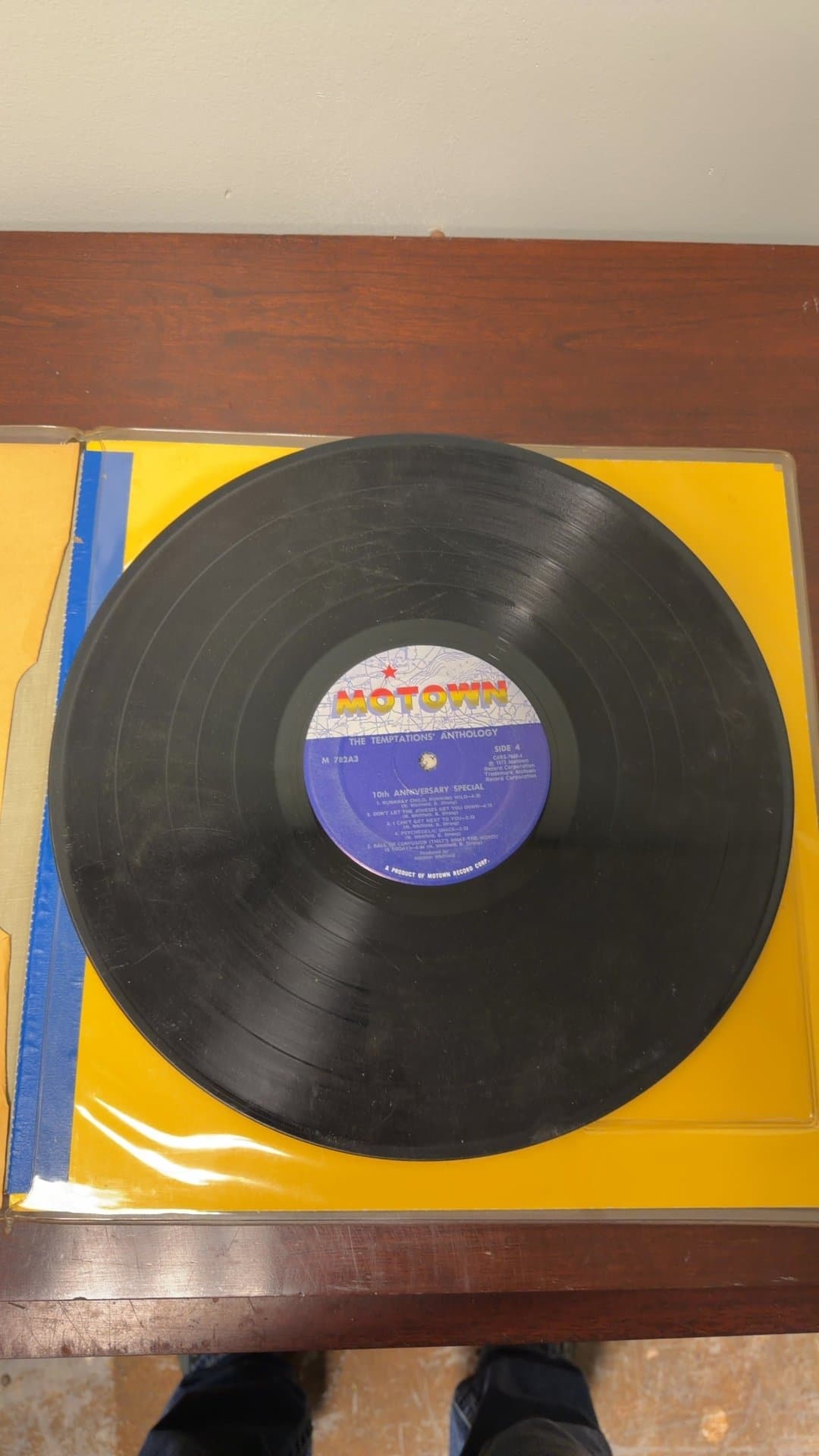 The Temptations Anthology Vinyl Record - Image 1