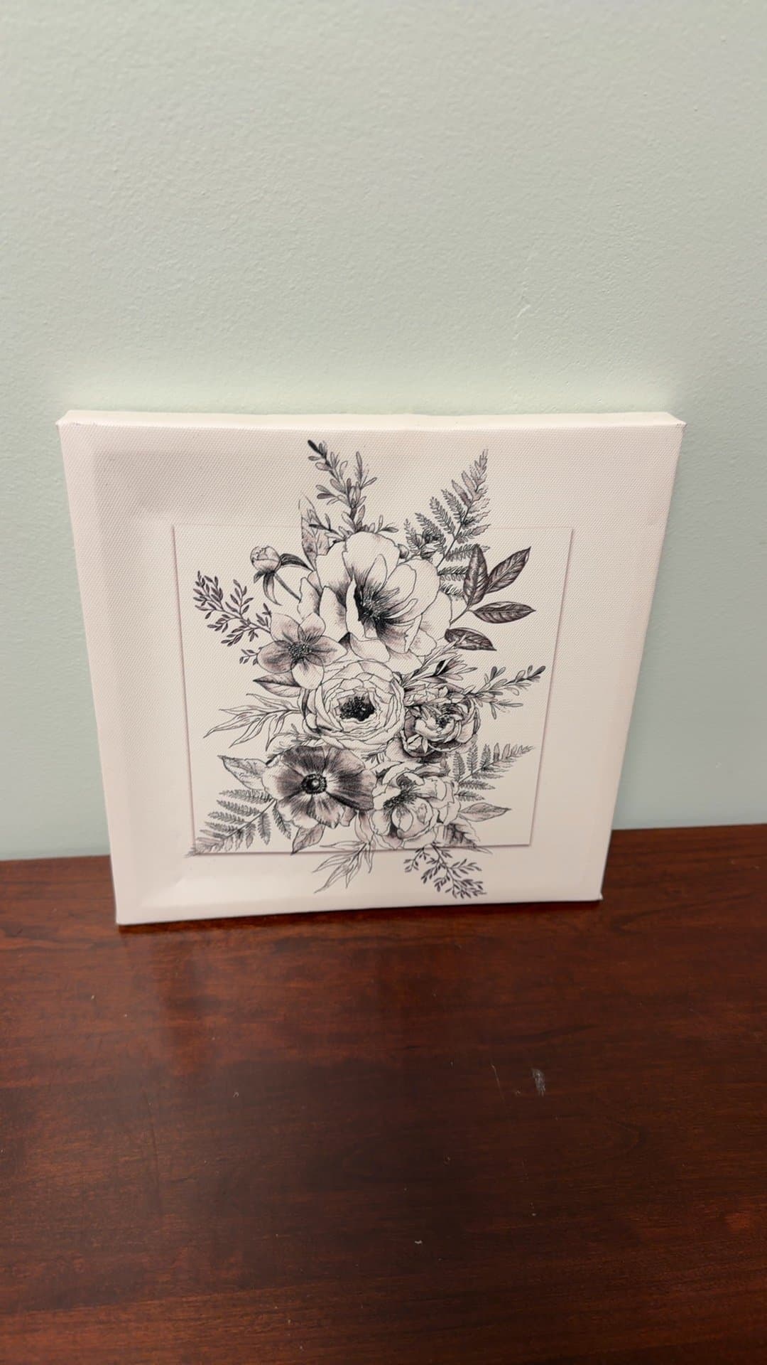 Floral Motif Canvas Art - Image 1