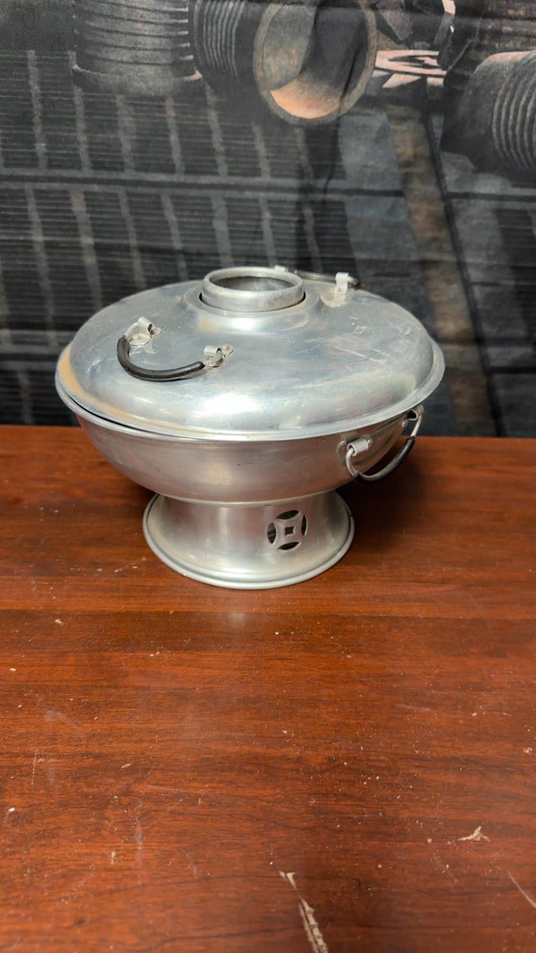 Vintage Aluminum Kerosene Heater - Image 1