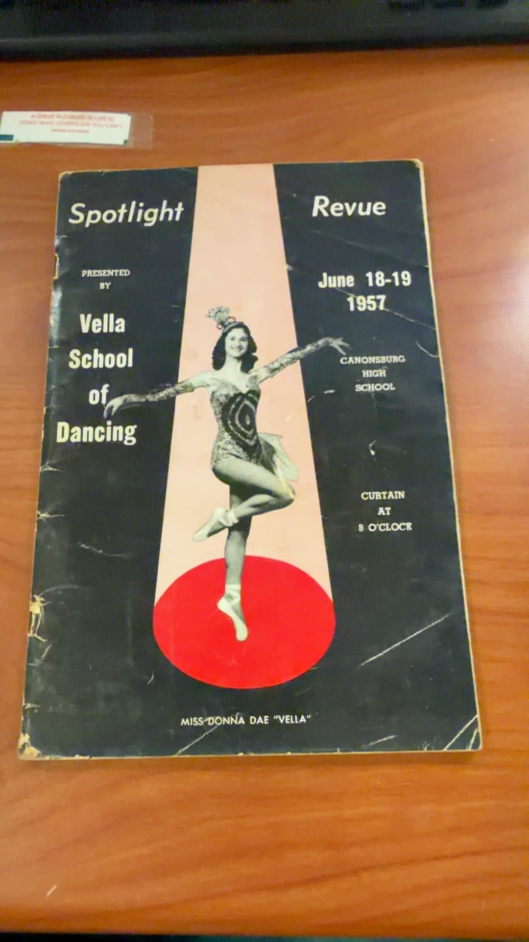 1957 Vella School of Dancing Program - Image 1