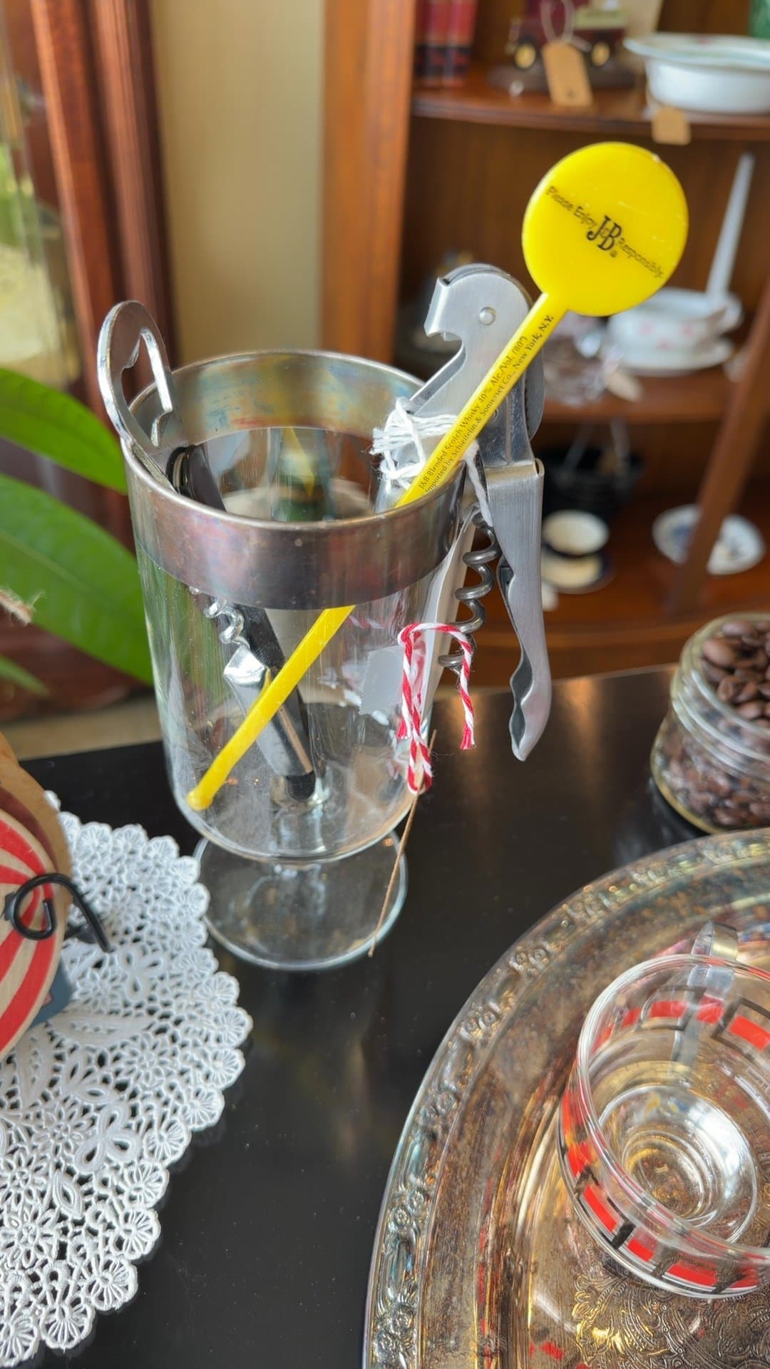 Allegro Glass with Silver Band - Image 1