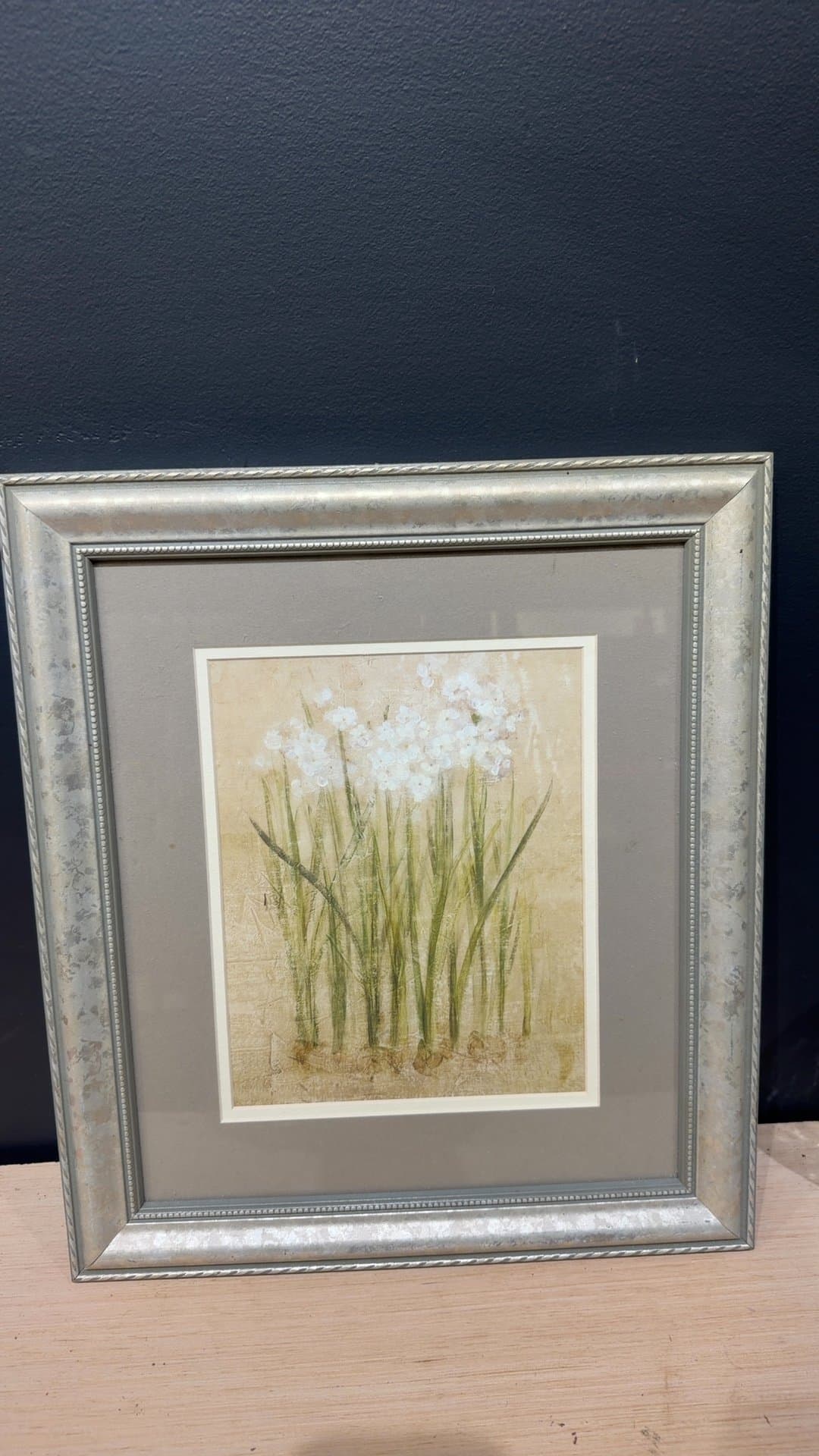 Cheri Blum 'Narcissus & Orchid' Framed Art Print - Image 1