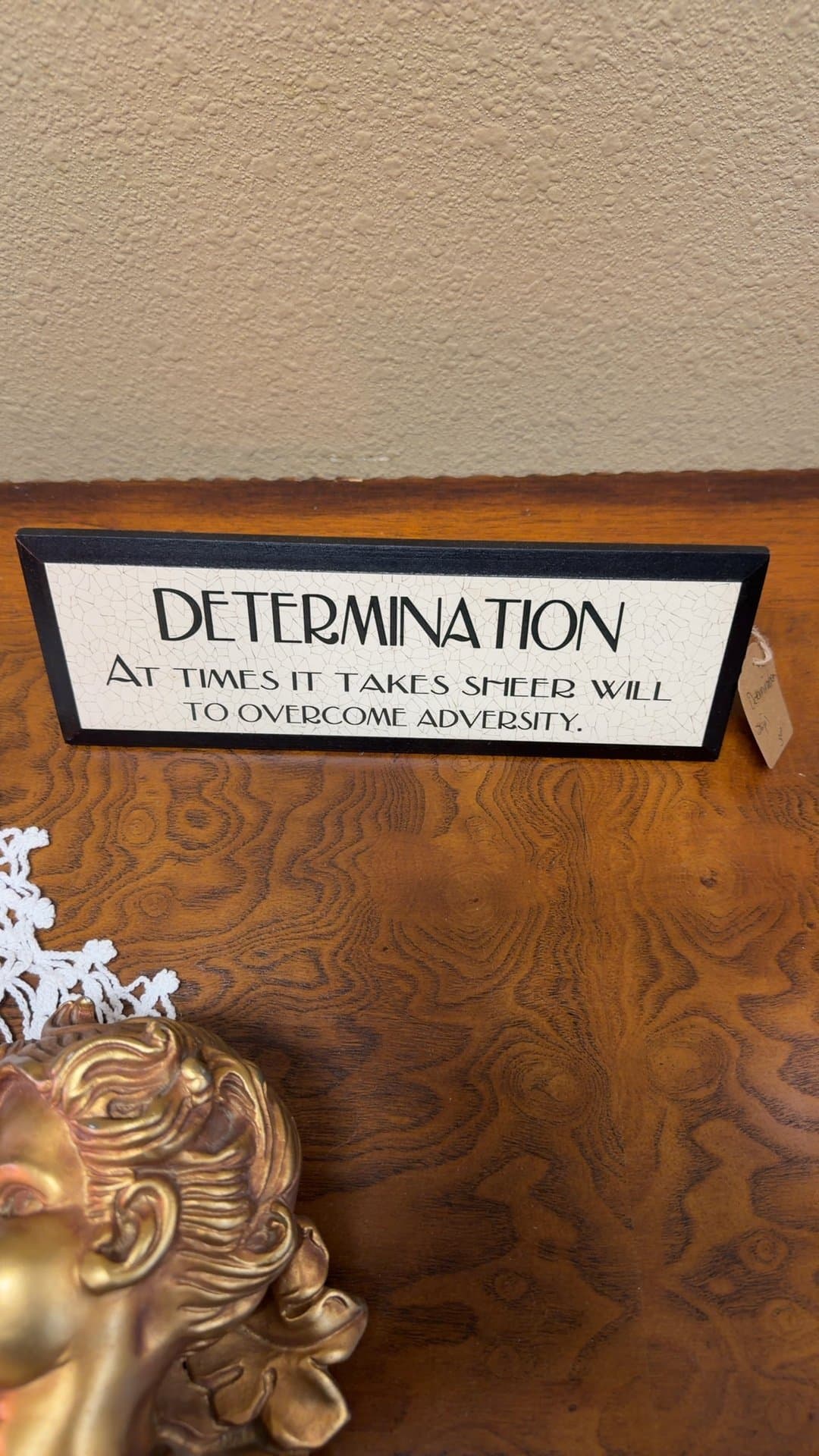 Motivational Determination Sign - Image 1