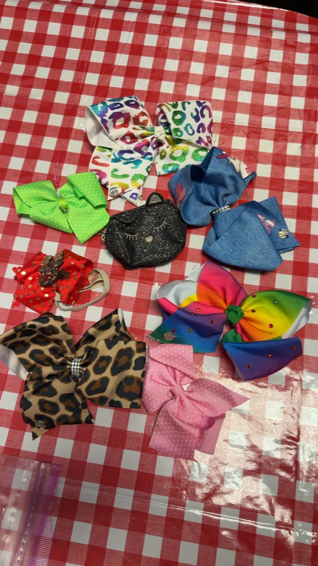 Girls Hair Bows and Accessories Lot - Image 1
