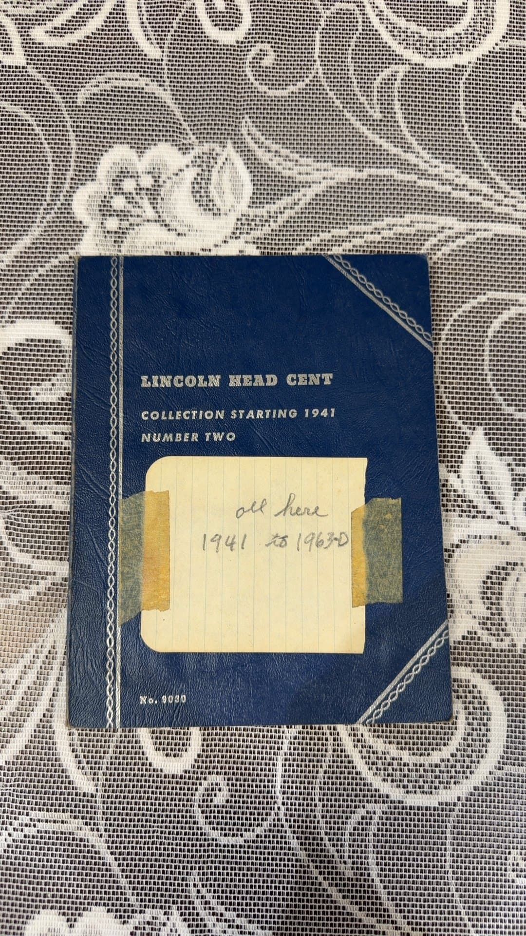 Whitman Lincoln Head Cent Collection Folder 1941 to 1963-D Complete - Image 1