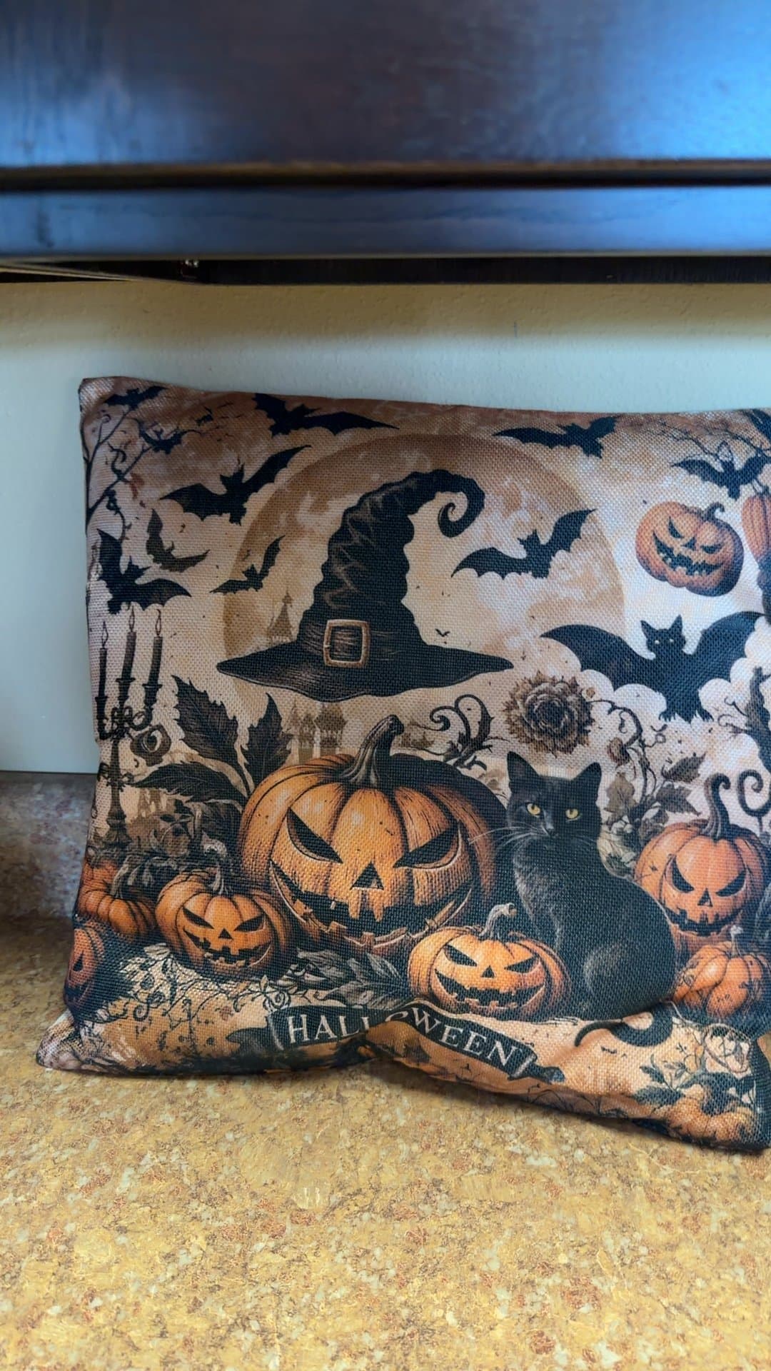 Halloween Themed Decorative Throw Pillow - Image 1