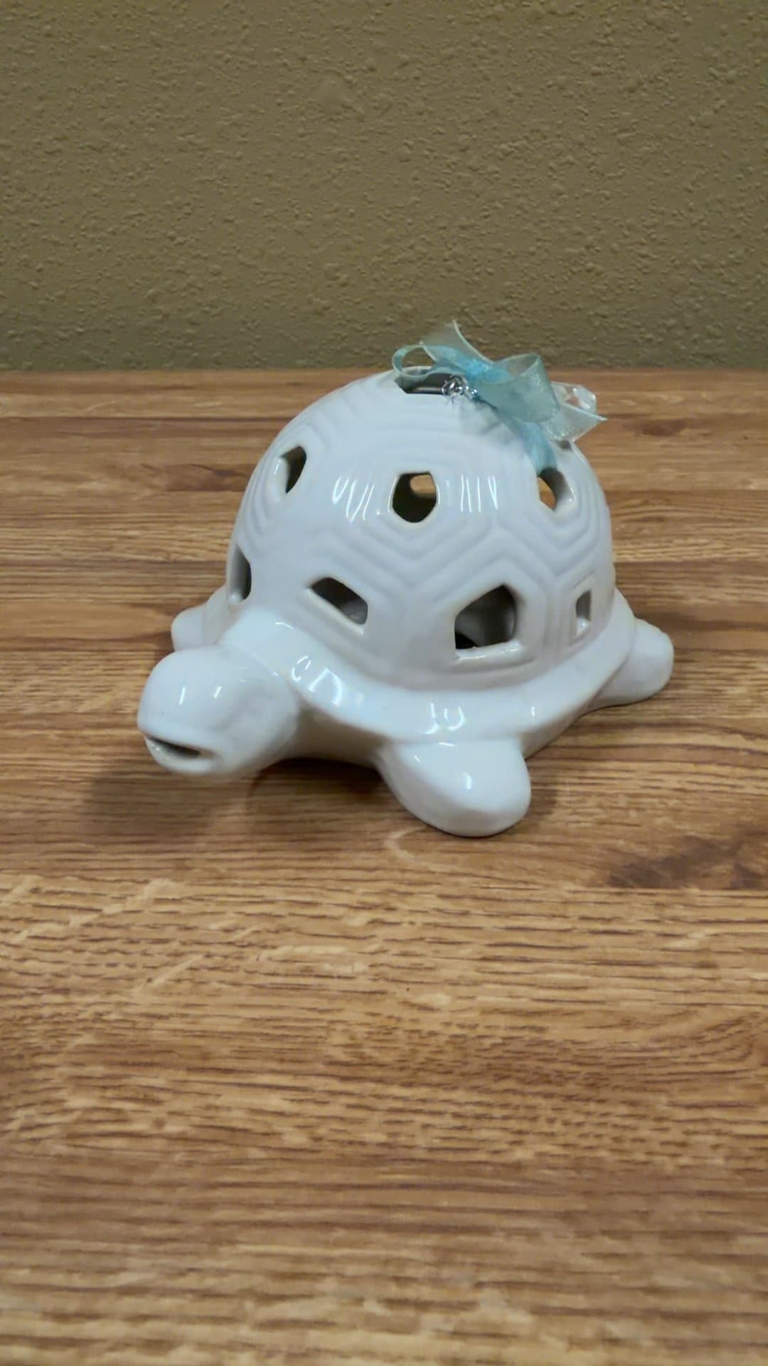 Ceramic Tortoise Candle Holder - Image 1