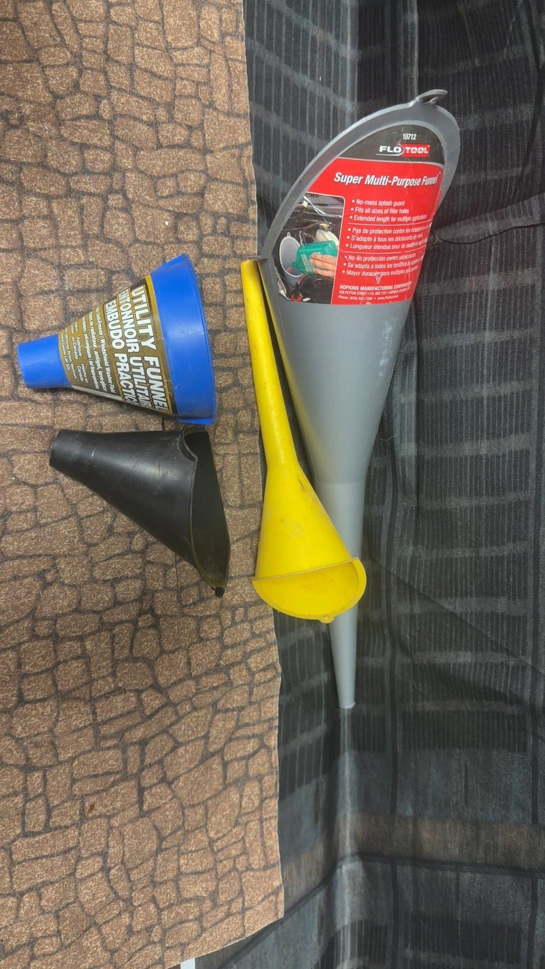 Assorted Plastic Funnels - Image 1
