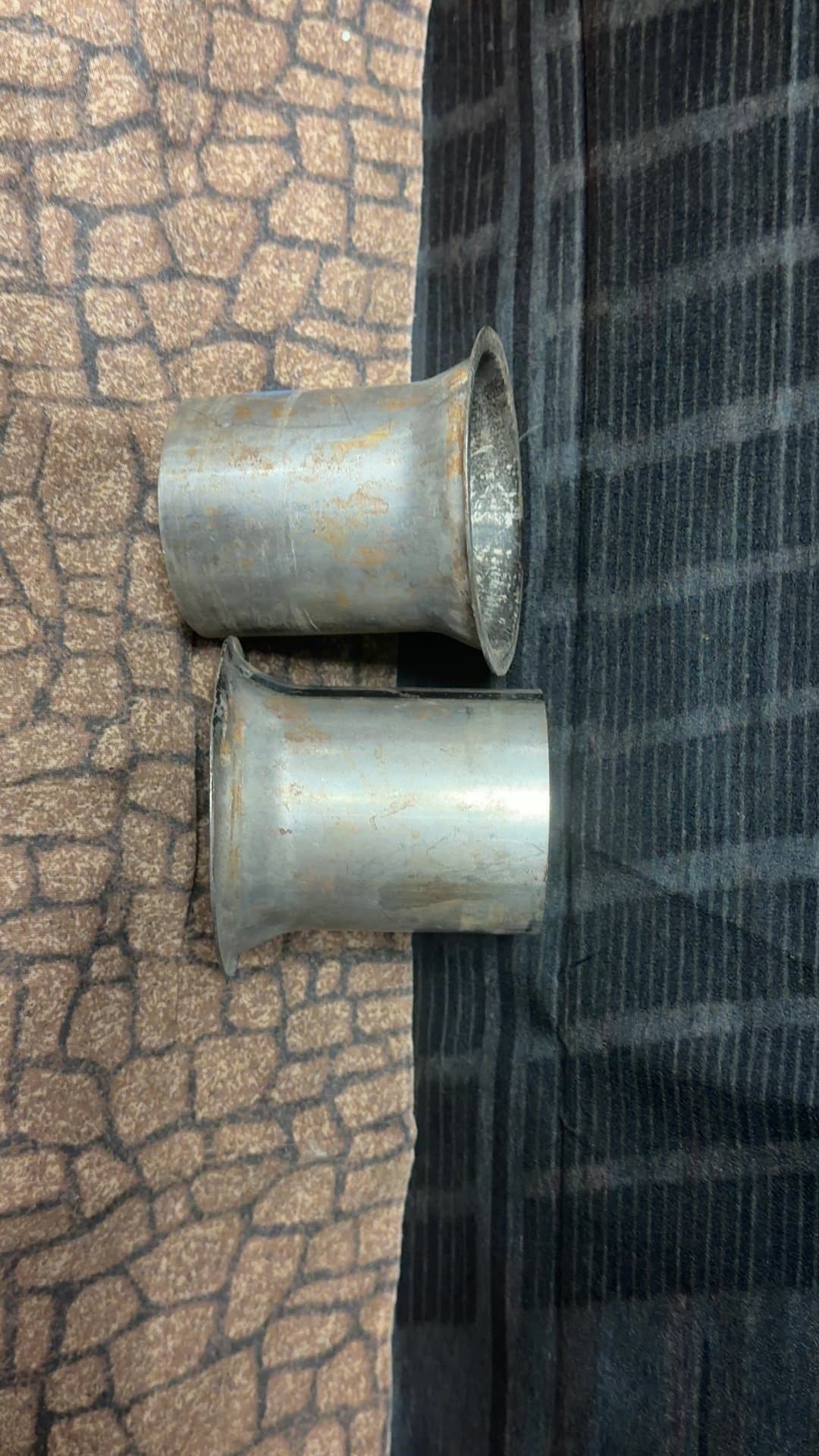 Vintage Metal Exhaust Tips - Image 1