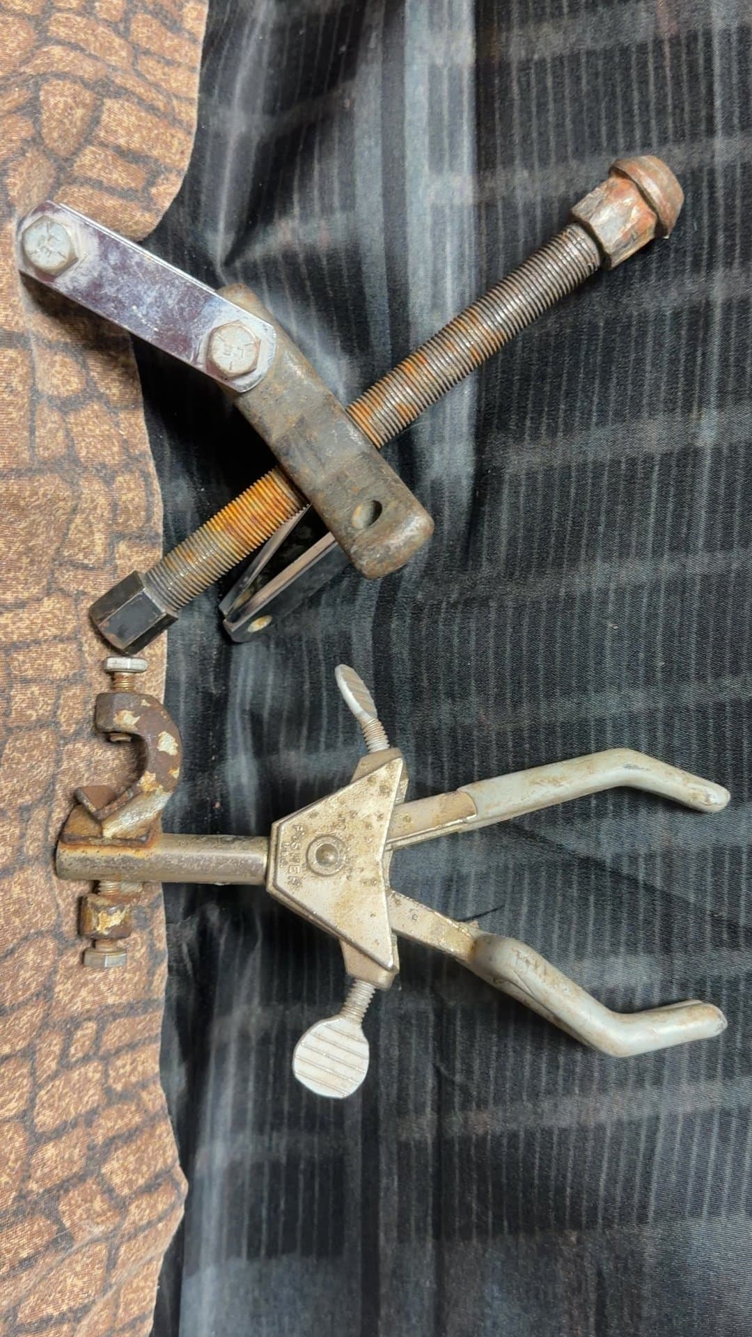 Vintage Valve Spring Compressor Tool Set - Image 1