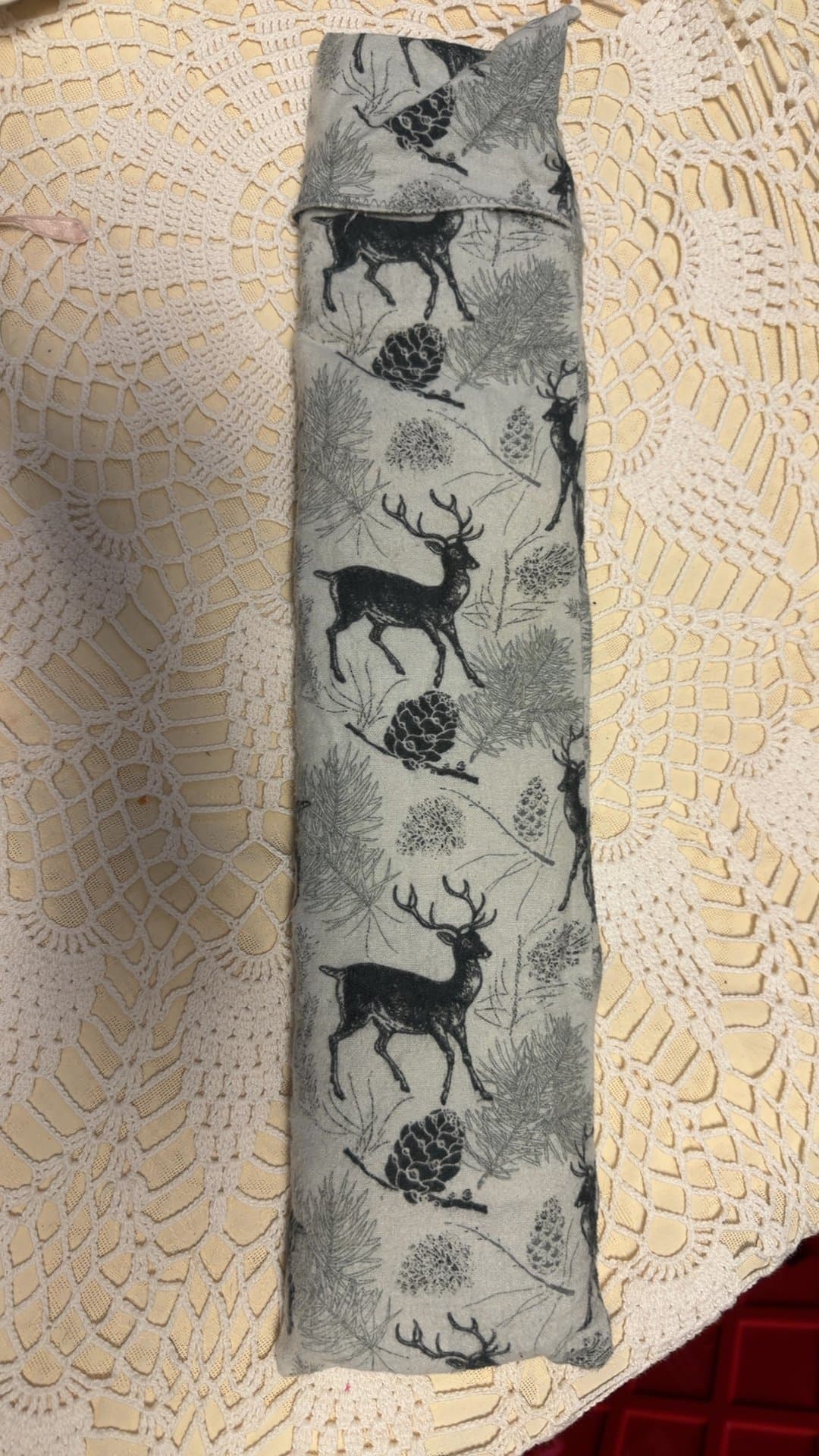 Reindeer Motif Microwavable Heat Wrap - Image 1
