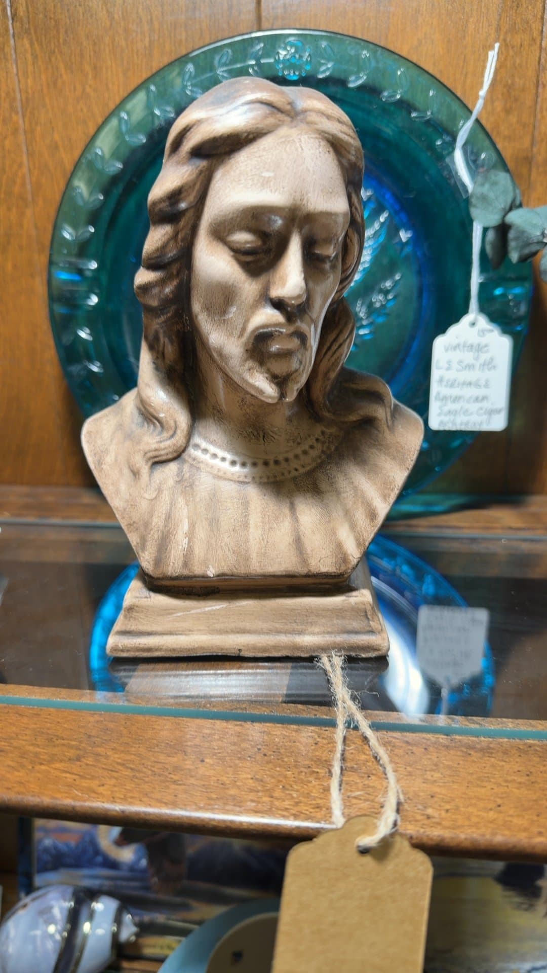 Bust of Jesus Christ by Angelo Minghetti - Image 1
