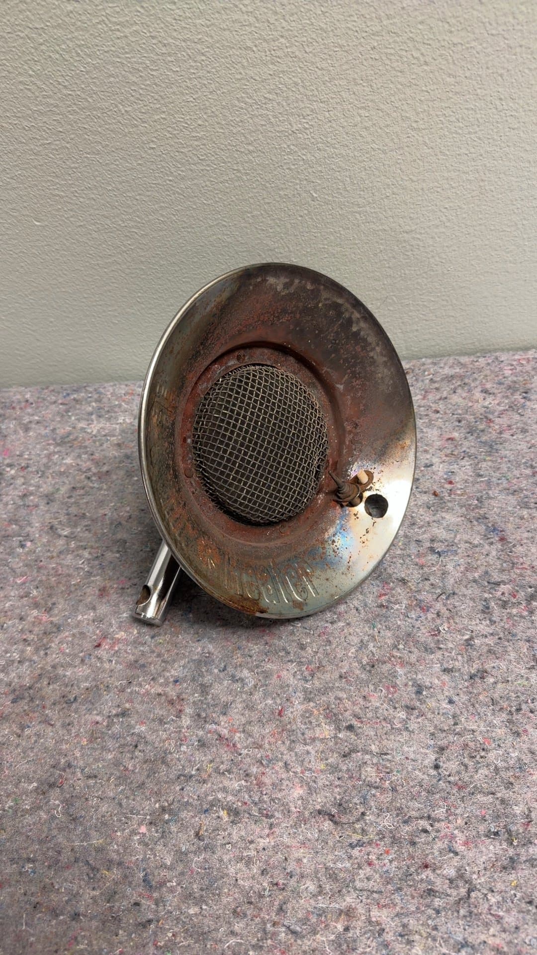 Vintage Metal Heater Element - Image 1