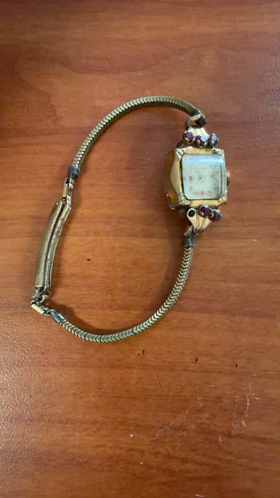 Vintage Landau Women's Watch with Gemstone Accents - Image 1