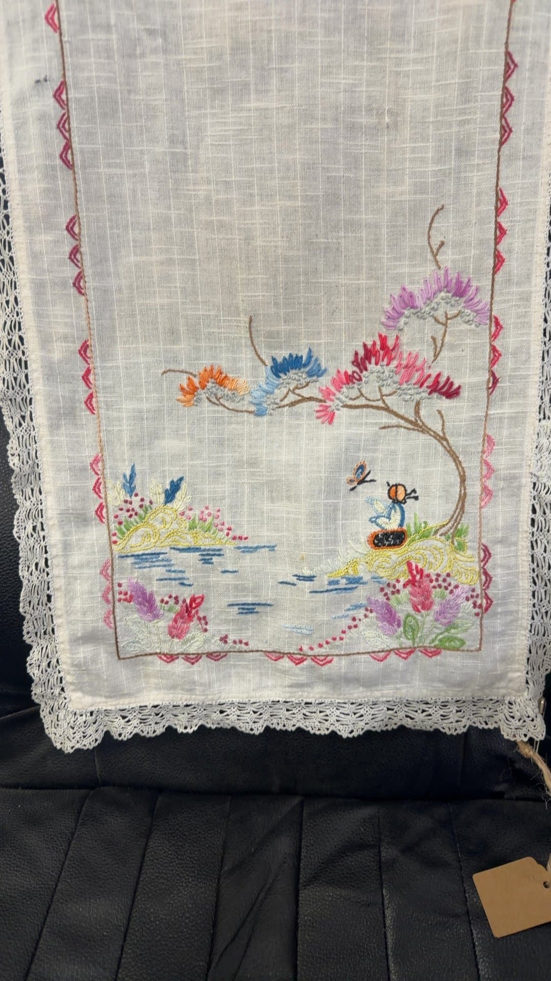 Hand Embroidered Table Runner - Image 1