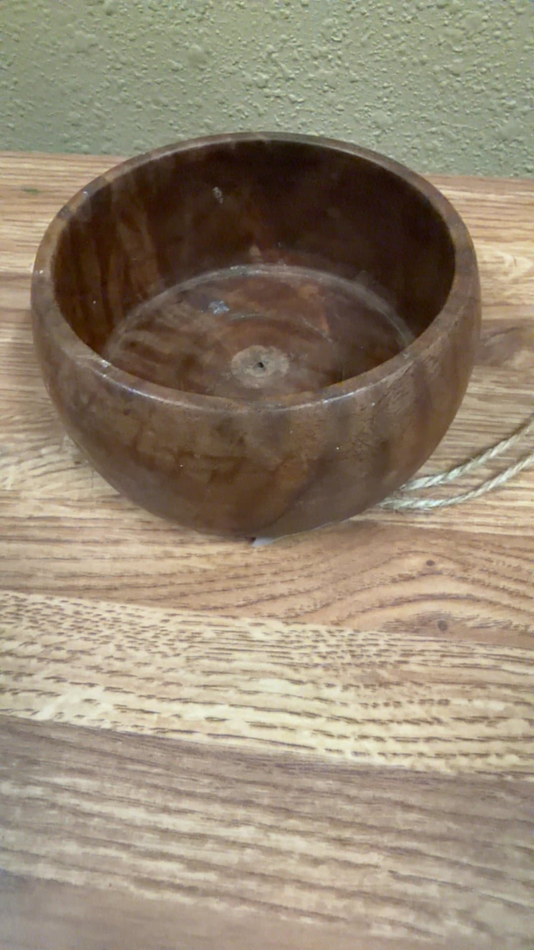 Handcrafted Wooden Bowl - Image 1
