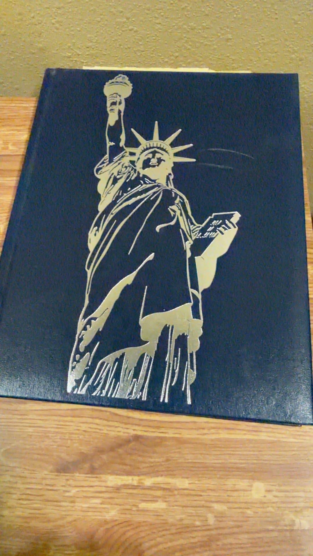 Statue of Liberty Embossed Hardcover Book