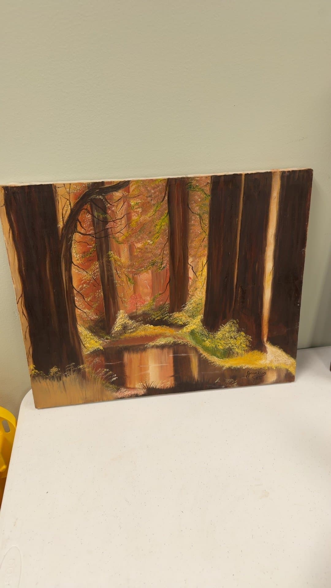 Forest Landscape Oil Painting - Image 1