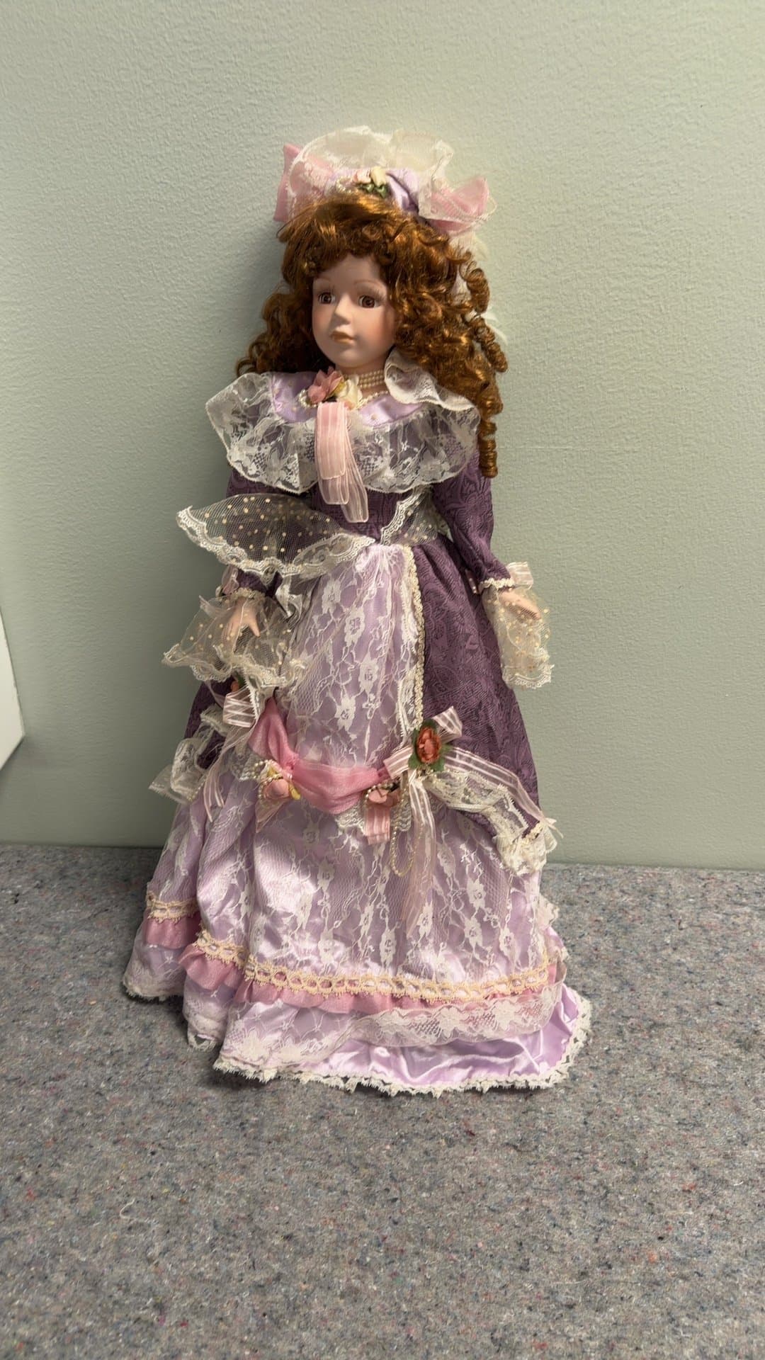 Victorian Style Porcelain Doll - Image 1