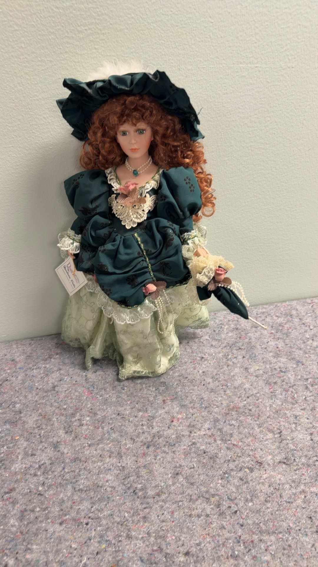 Duck House Heirloom Porcelain Doll - Image 1